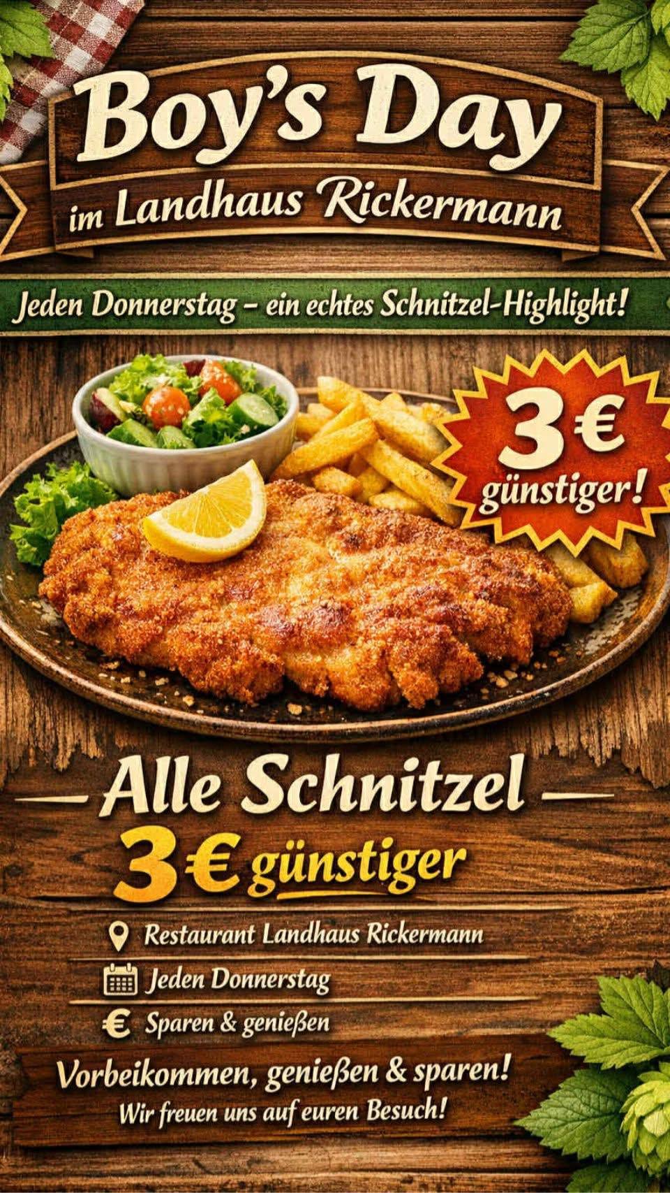 Aktuelle Aktion im Landhaus Rickermann