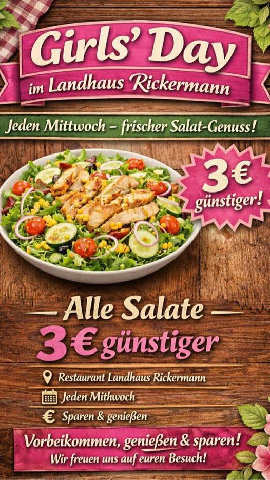 Aktuelle Aktion im Landhaus Rickermann